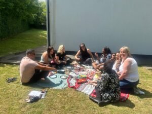 The Eccleshill Dental team enjoying National Picnic Day in Bradford – because happy teams create happy smiles!